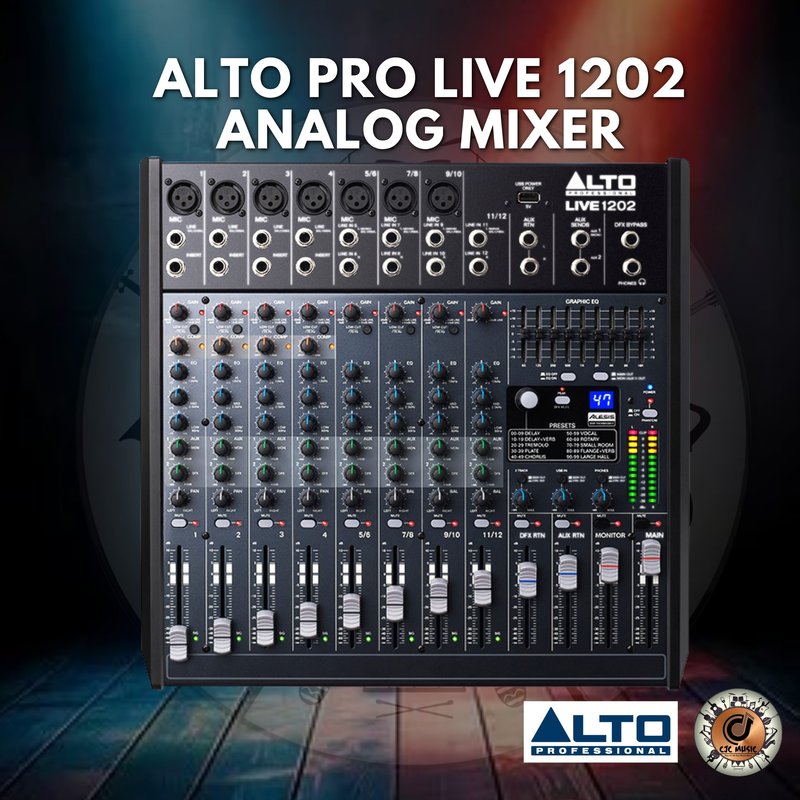 ALTO PRO LIVE 1202 ANALOG MIXER