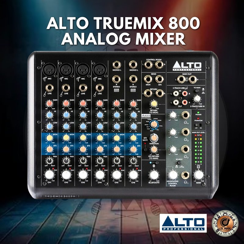 ALTO TRUEMIX 800 W/ BT ANALOG MIXER