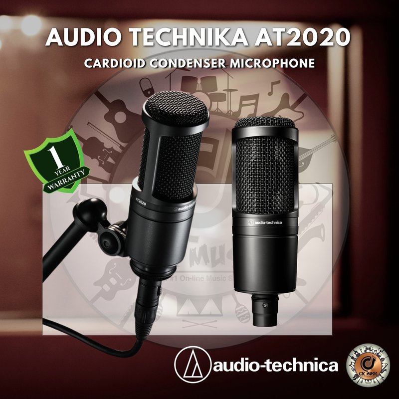 AUDIO TECHNICA AT2020 CONDENSER MIC