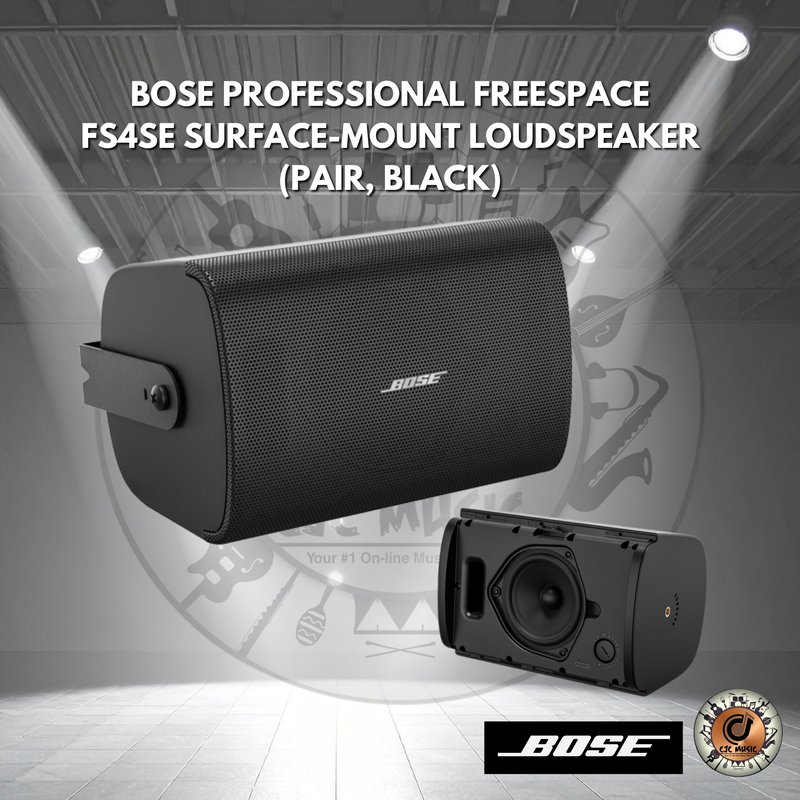BOSE SURFACE LOUDSPEAKER FS4SE pair blk