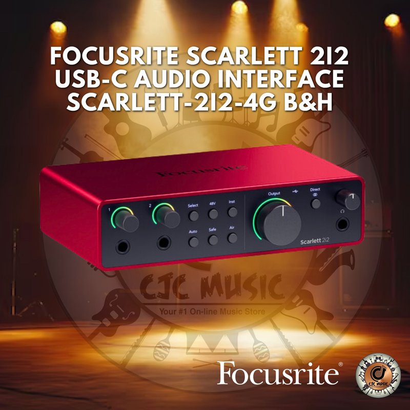 FOCUSRITE SCARLETT 2i2 (4TH GEN)