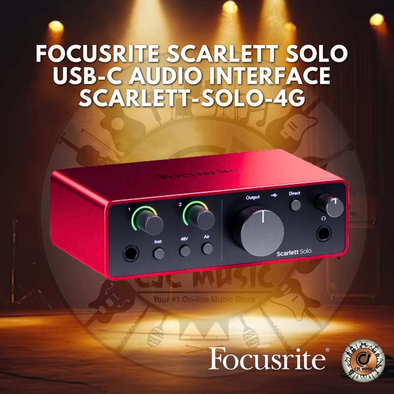 FOCUSRITE SCARLETT SOLO (4TH GEN)