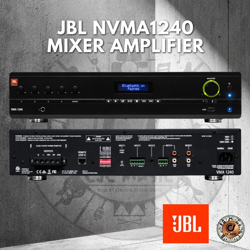 JBL NVMA1240 MIXER AMPLIFIER