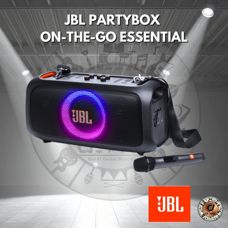 JBL PARTYBOX 0N THE GO ESSENTIAL WITH DUAL MIC