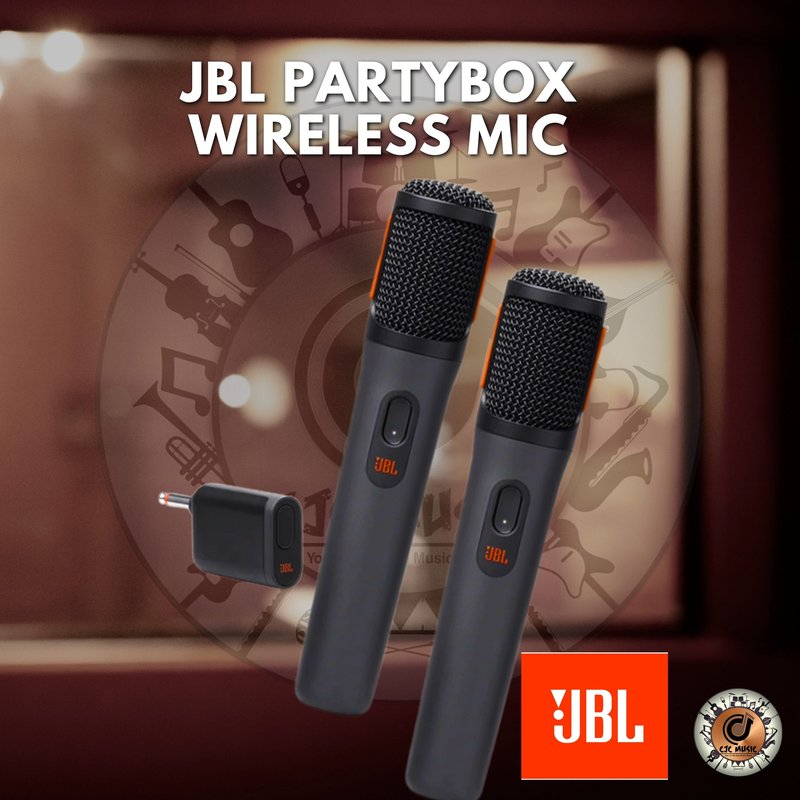 JBL PARTYBOX RECHARGEABLE WIRELESS MIC VERSION 2
