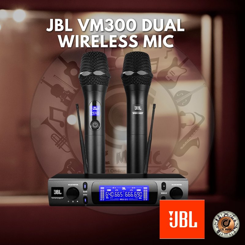 JBL VM300 DUAL WIRELESS MIC