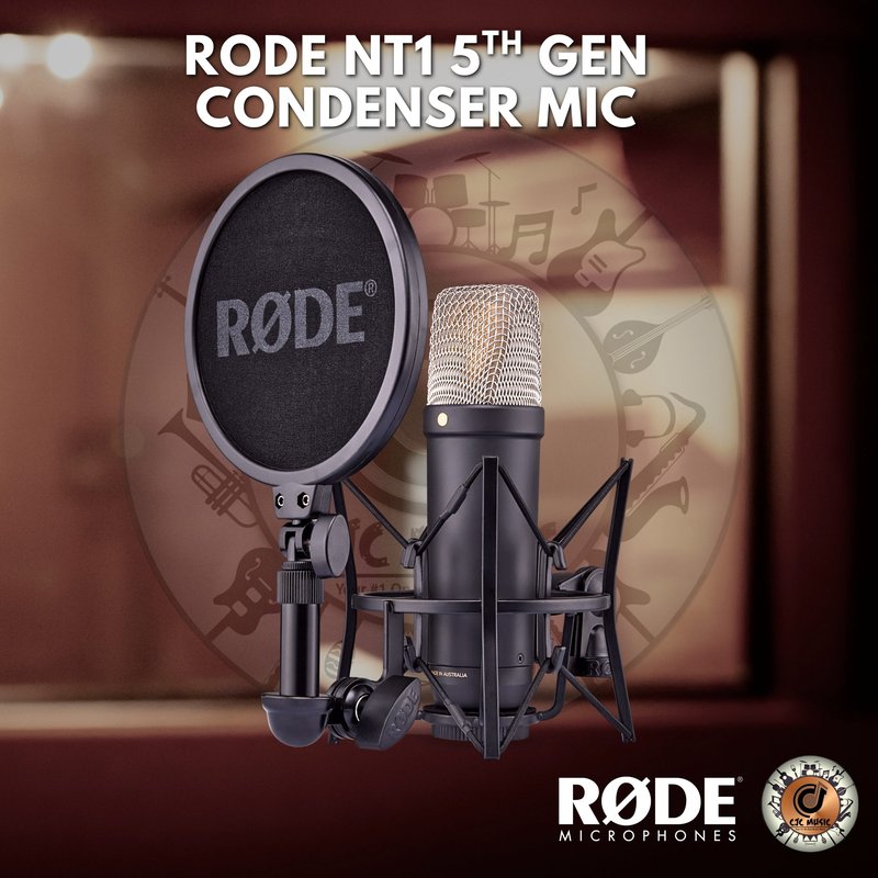 RODE NT1 5TH GEN. CONDENSER MIC