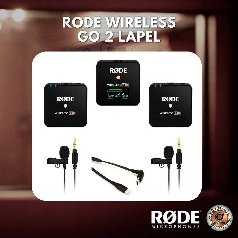 RODE WIRELESS GO 2 LAPEL
