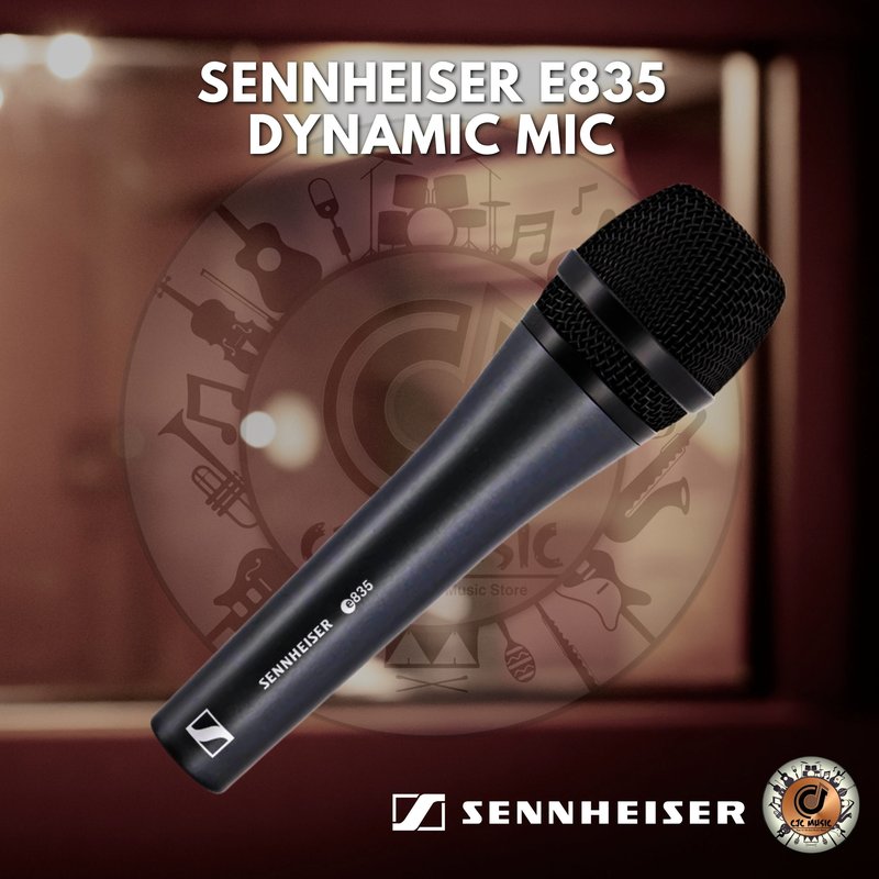 SENNHEISER E835 DYNAMIC MIC WITHOUT SWITCH R1-(115BLDRS)