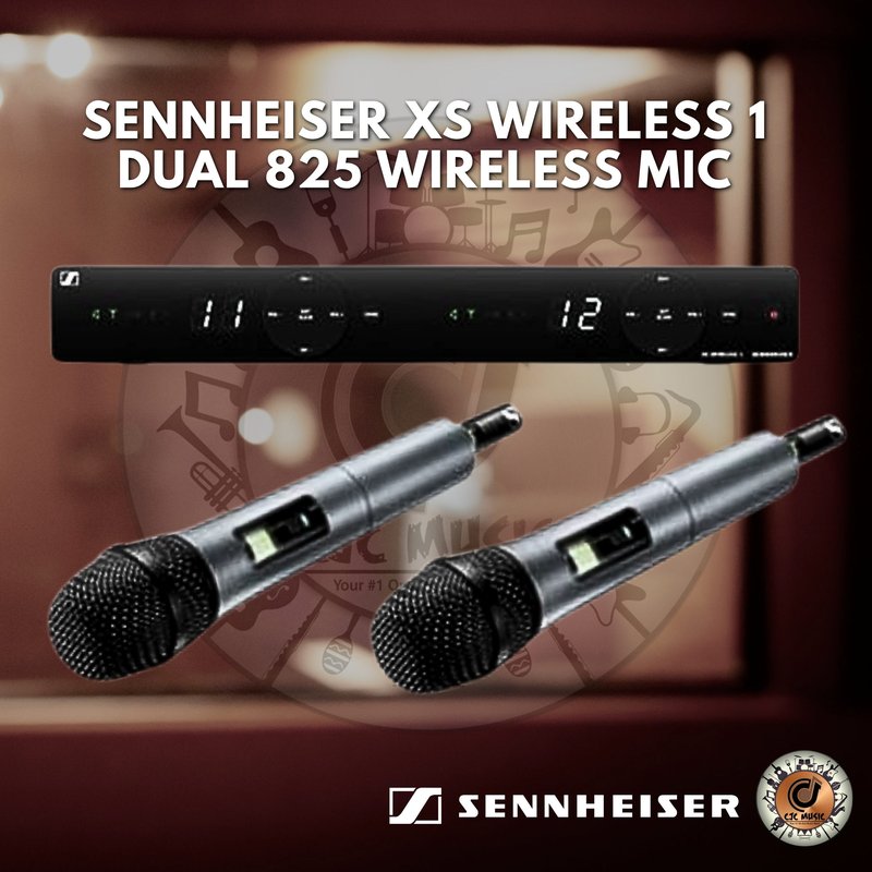 SENNHEISER SENN XS WIRELESS 1 DUAL 825 WIRELESS MIC