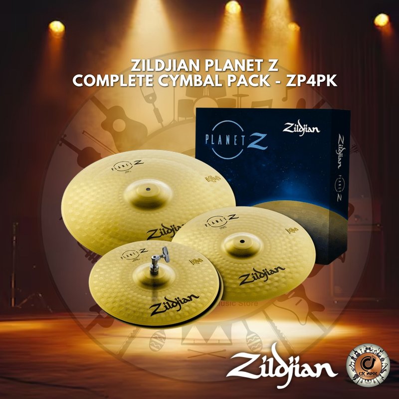 ZILDJIAN PANET Z CYMBAL PACK ZP4PK