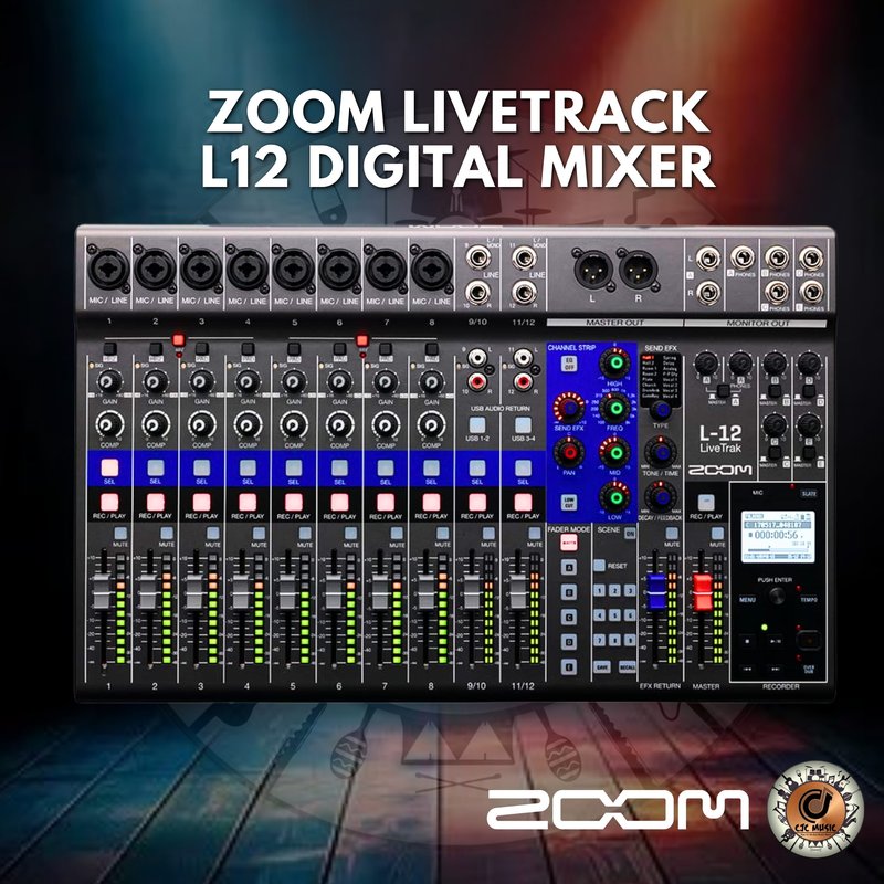 ZOOM LIVETRACK L12 DIGITAL MIXER